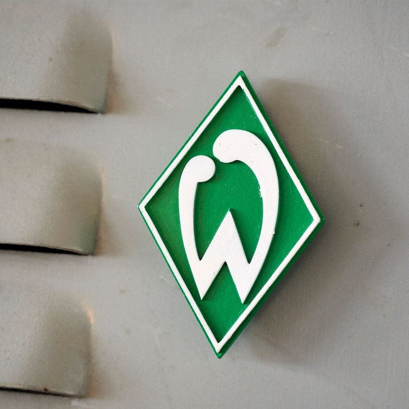 Werder Bremen 3D Raute Magnet