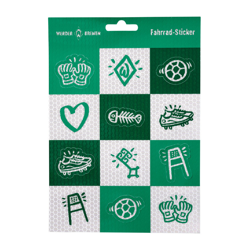 Aufkleber-Set Icons reflektierend