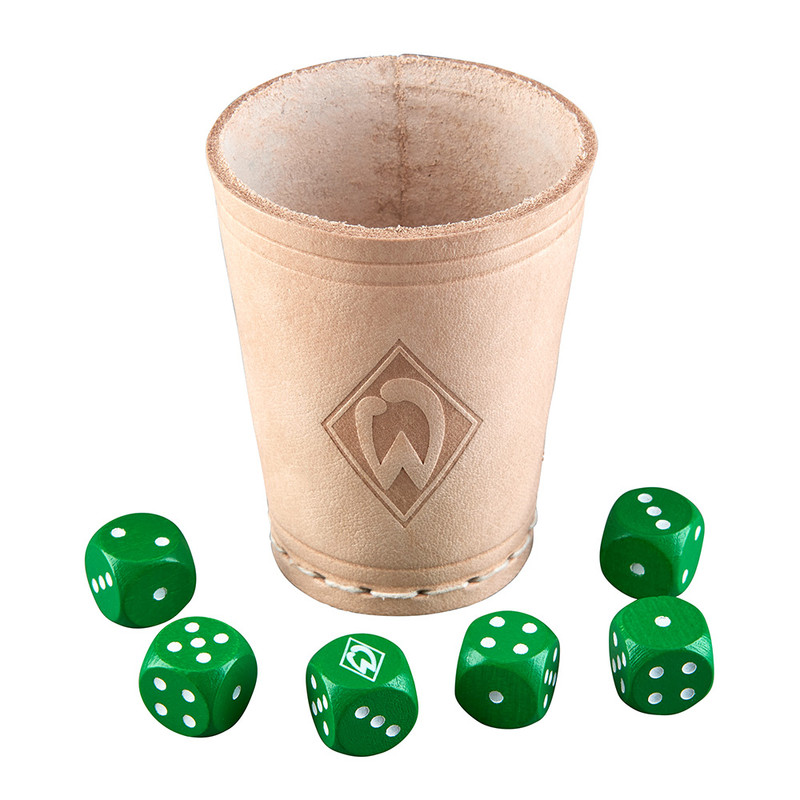 Knobelbecher Raute Leather Dice Cup — Made in Germany