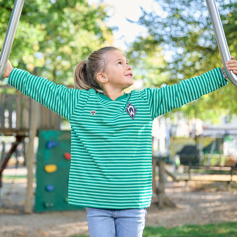 Kinder Shirt Hummel Streifen