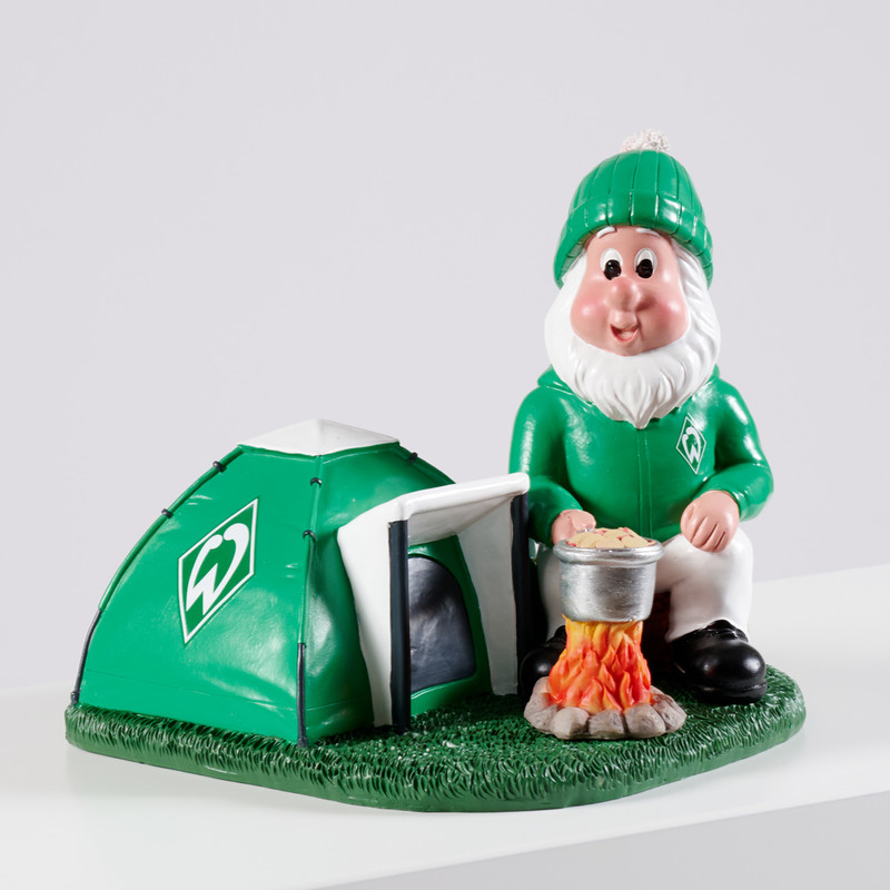 Werder Bremen Gartenzwerg Fan Decor — Hand-Painted Figurine