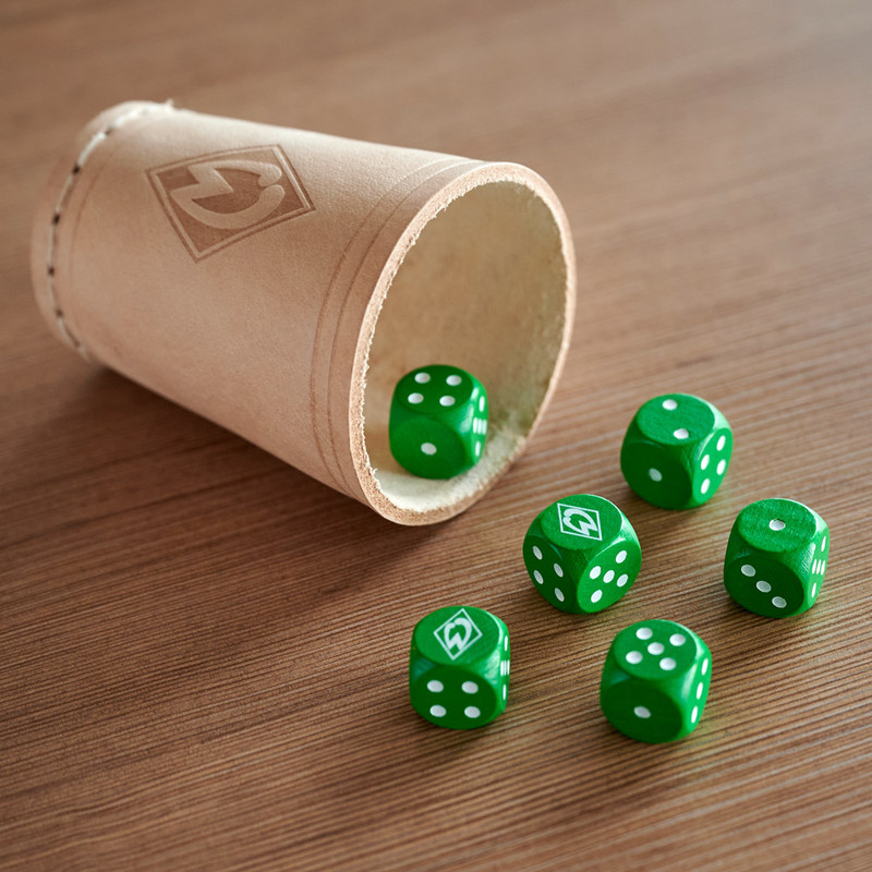 Knobelbecher Raute Leather Dice Cup — Made in Germany