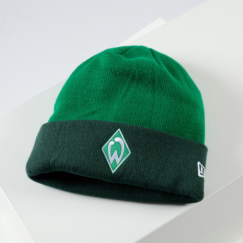 Strickmütze New Era grün