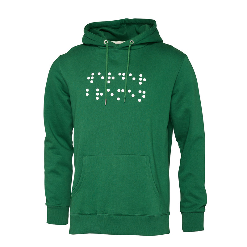 GOTS Hoodie Braille