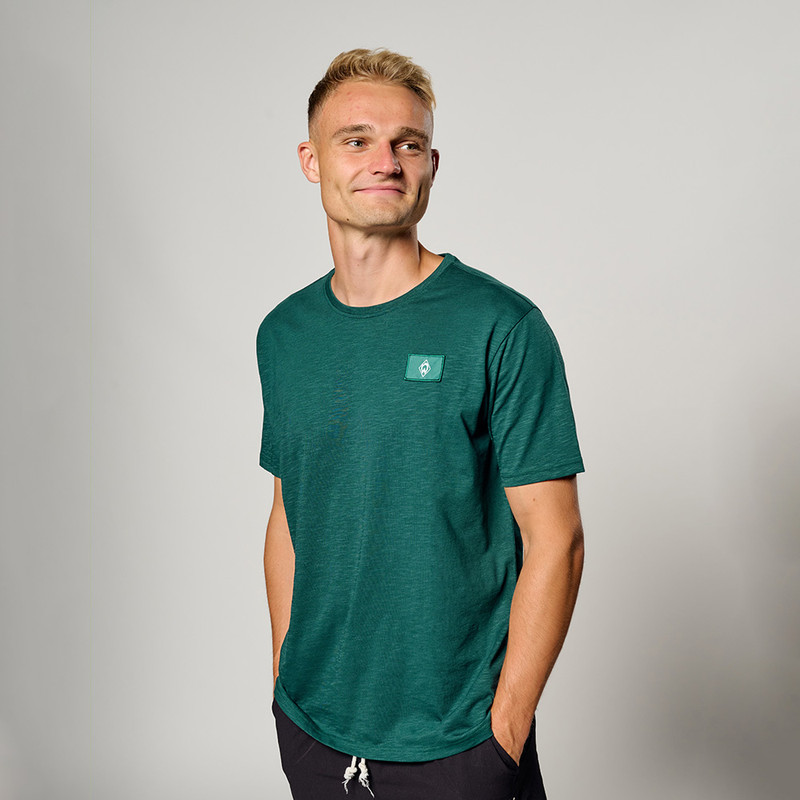 GOTS Organic Cotton T-Shirt Raute Green