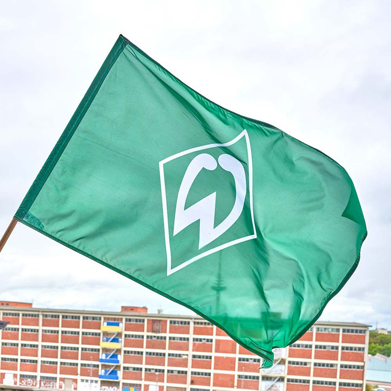 Werder Bremen Fan Flag — Green & White