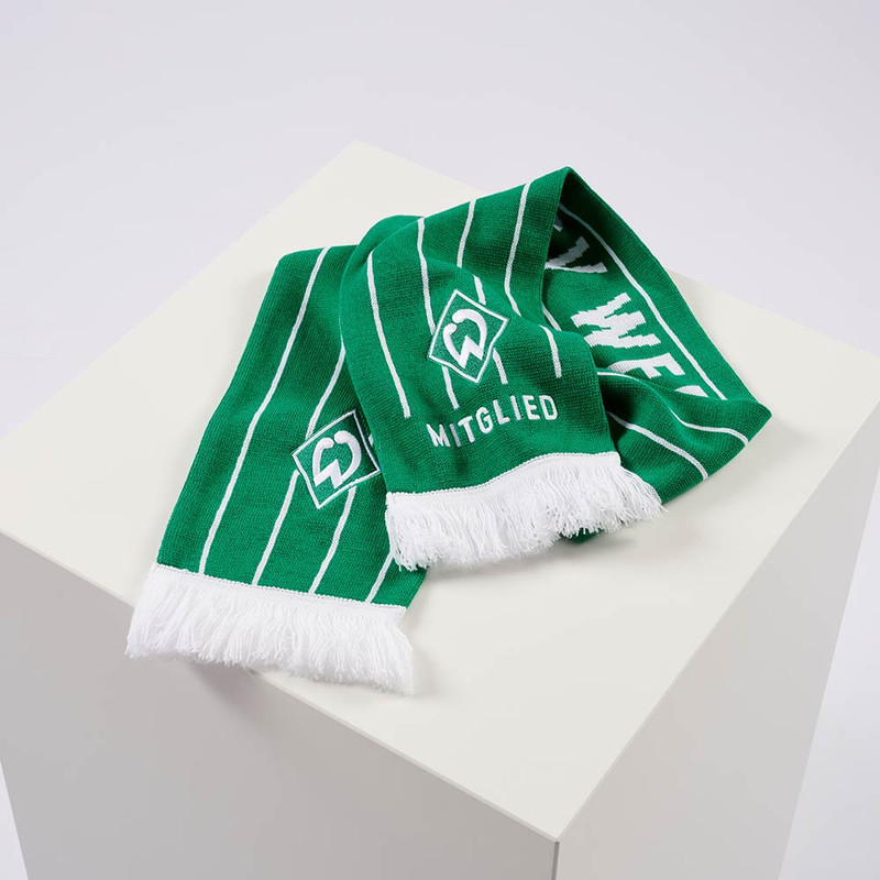 Werder Bremen Membership Scarf — White Design