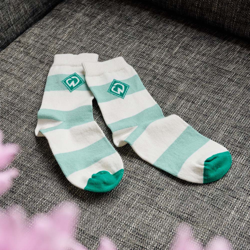 GOTS Kinder Socken Streifen