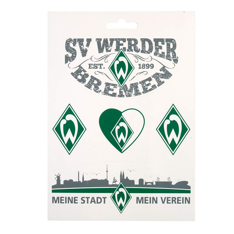 Werder Bremen 5-Pack Motive Sticker Set