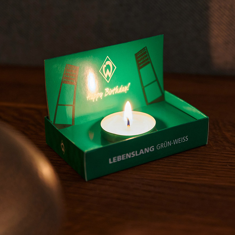 Teelicht-Grußkarte