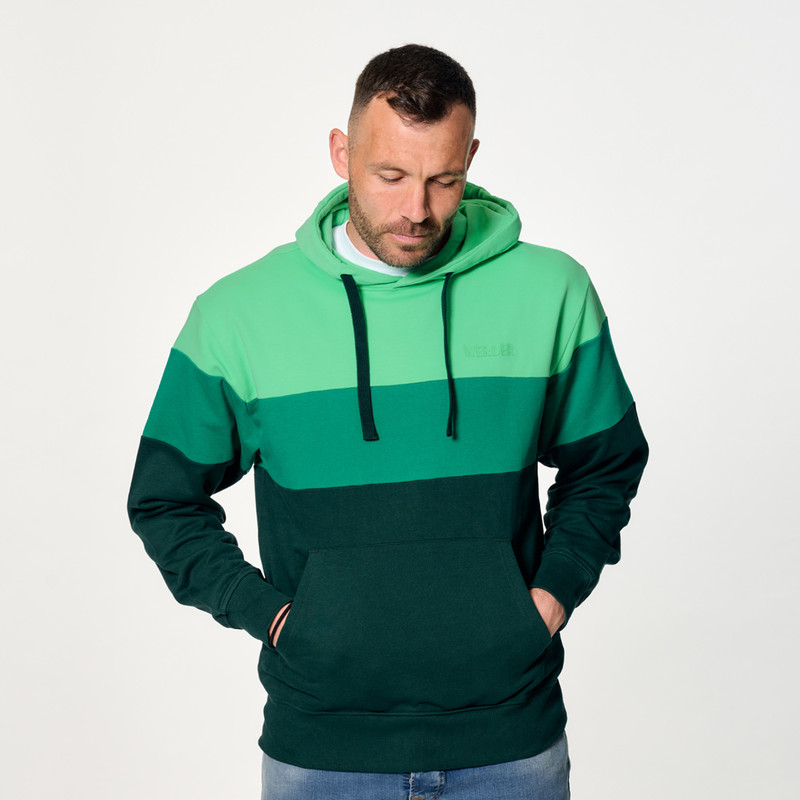 GOTS IC Hoodie colorblock