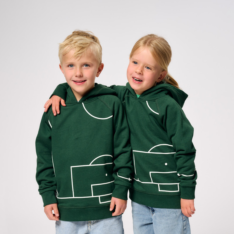 GOTS IC Kids Hoodie Spielfeld