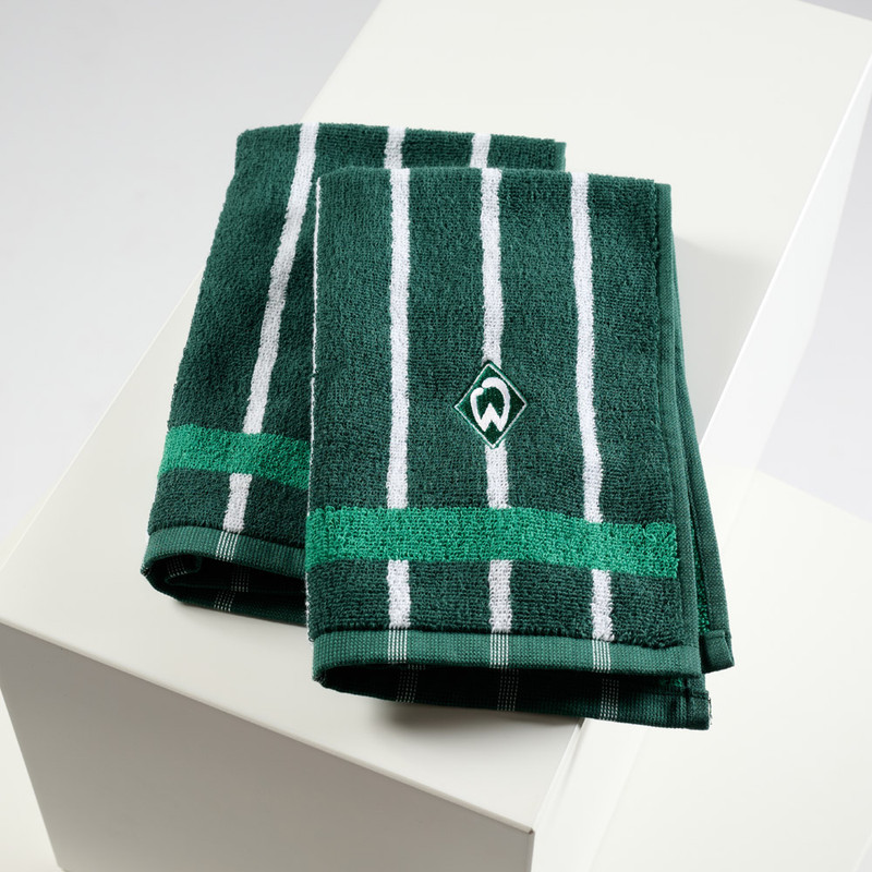 GOTS Gästetuch 2er-Set Streifen