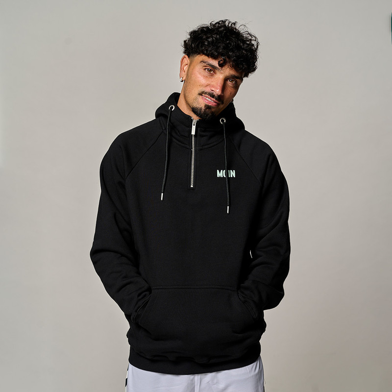 Hoodie Halfzip Moin