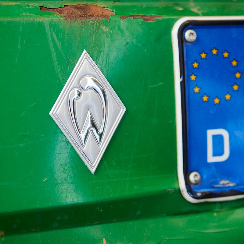 Aufkleber Chromflex Raute