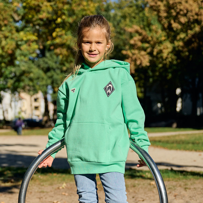 Kinder Hoodie Hummel Grün
