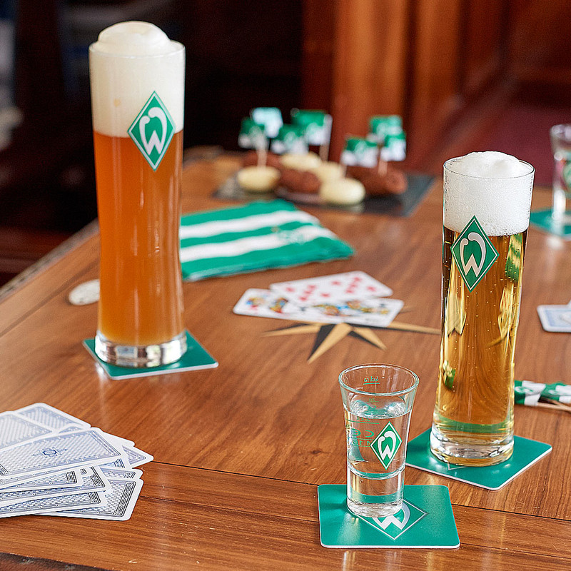 Werder Bremen Weizenbierglas "Raute" — Drinkware & Bar Accessories