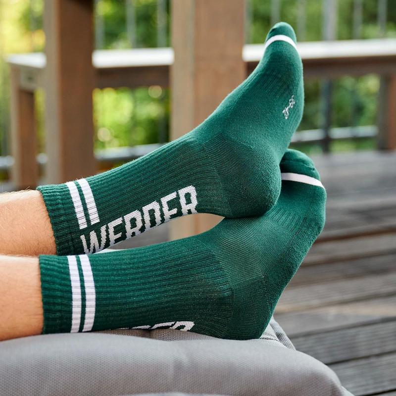 Werder Bremen Tube Socks — Green & White