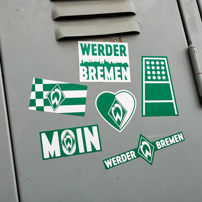 Aufkleberkarte Werder