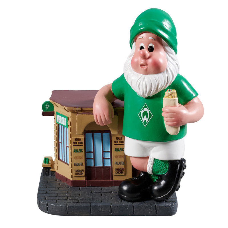 Werder Bremen Gartenzwerg Fan Decor — Hand-Painted