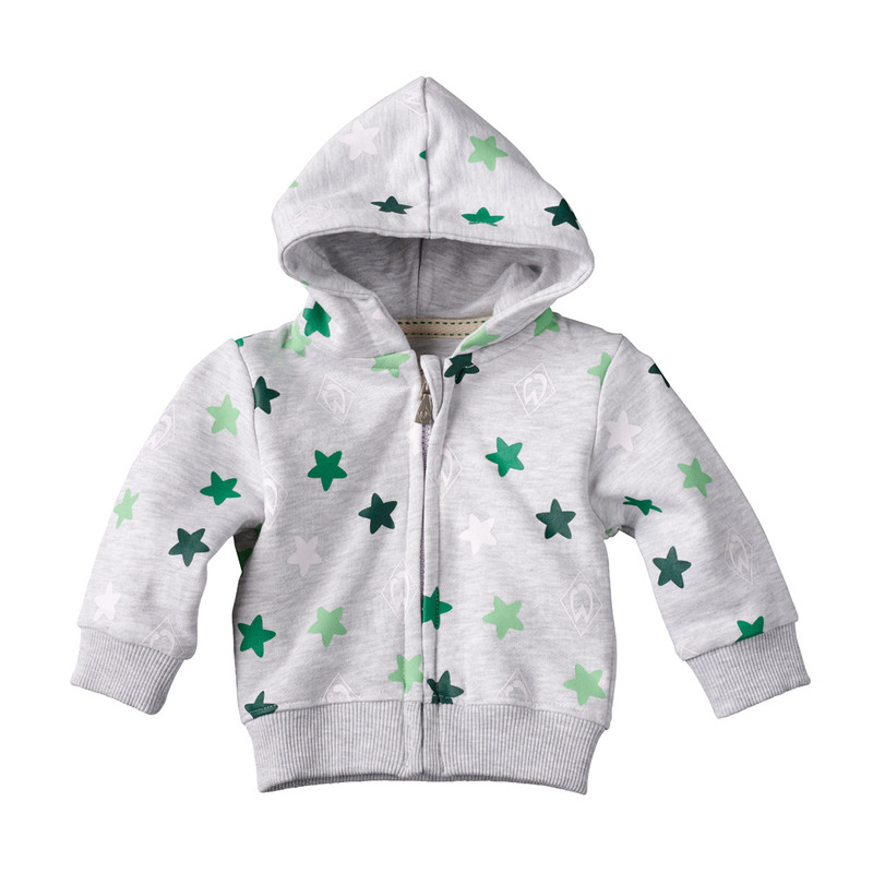 GOTS Baby Sweatjacke Sterne