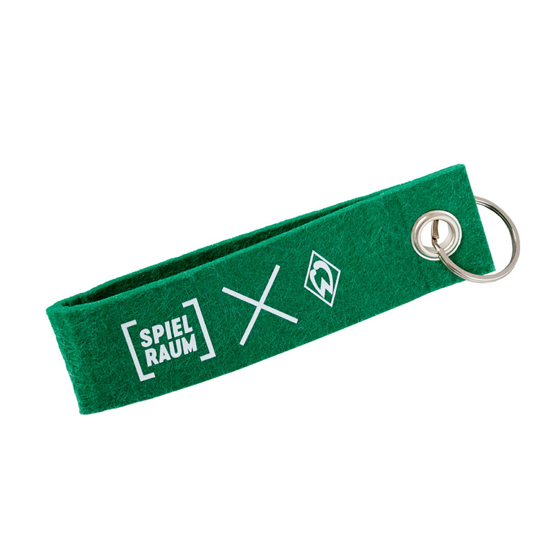 SV Werder Bremen Spielraum Keyring — Green Felt