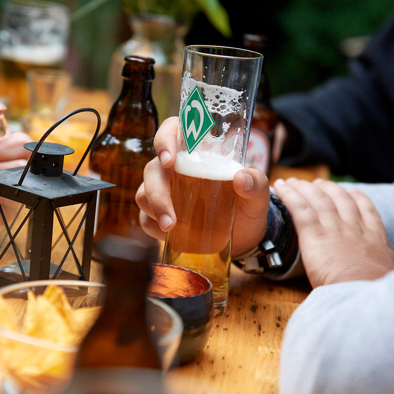 Werder Bremen Bierglas "Raute" — Drinkware & Bar Accessories