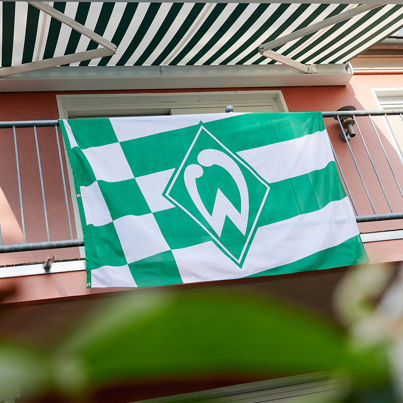 Hissfahne kl. Raute 180x120 cm