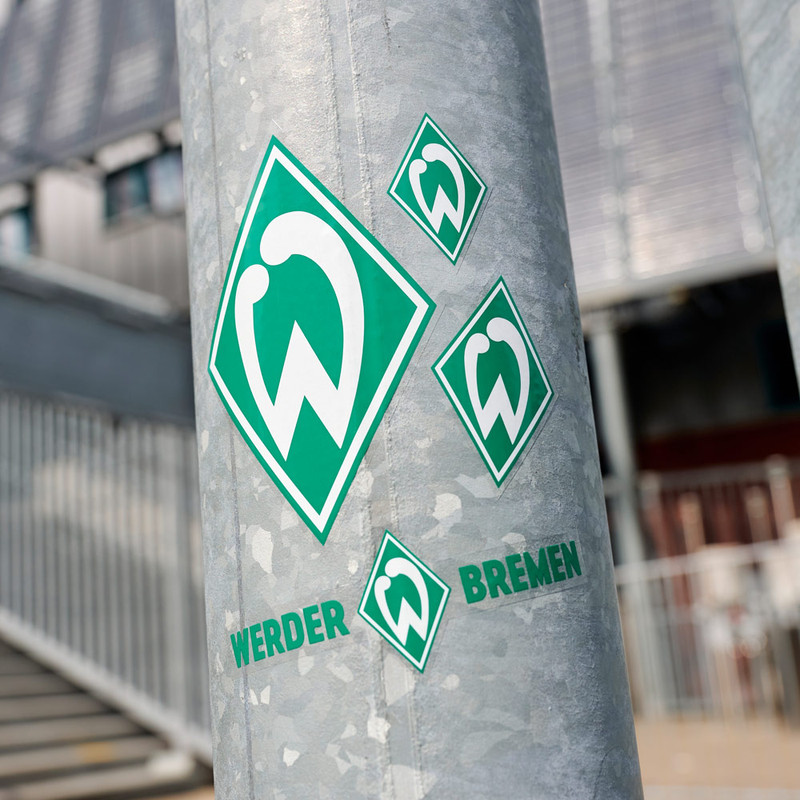 Aufkleber "Raute" 6tlg. außen