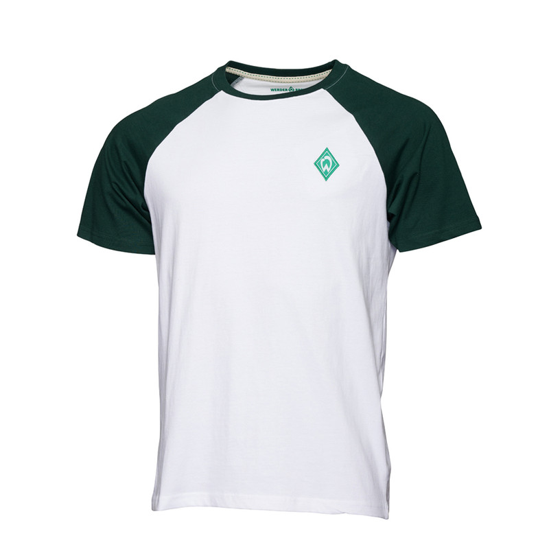 GOTS T-Shirt grün/weiss