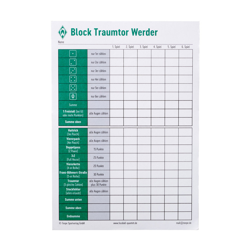 Block Traumtor Werder