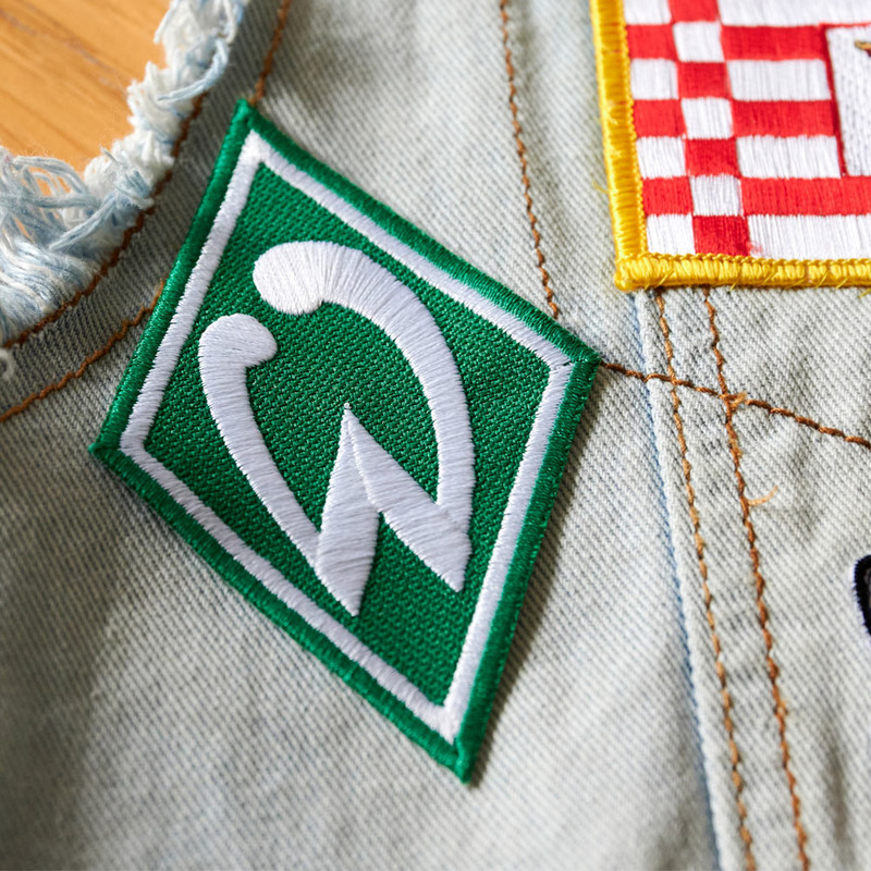 Werder Bremen Patch - Green and White Rauten