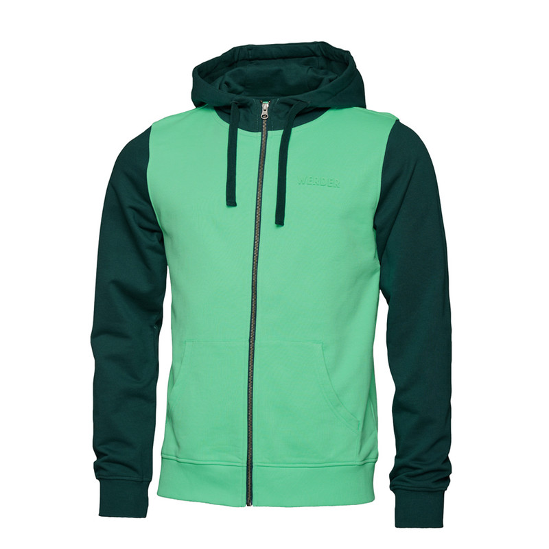 Werder Bremen GOTS IC Sweatjacke colorblock