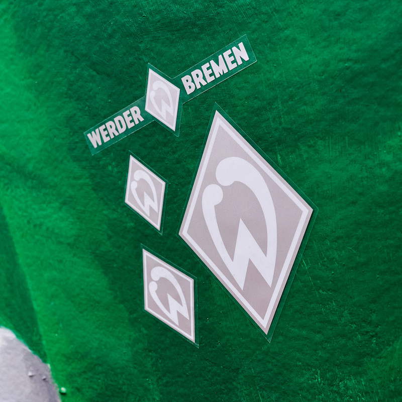 Aufkleber "Raute" 6tlg. silber