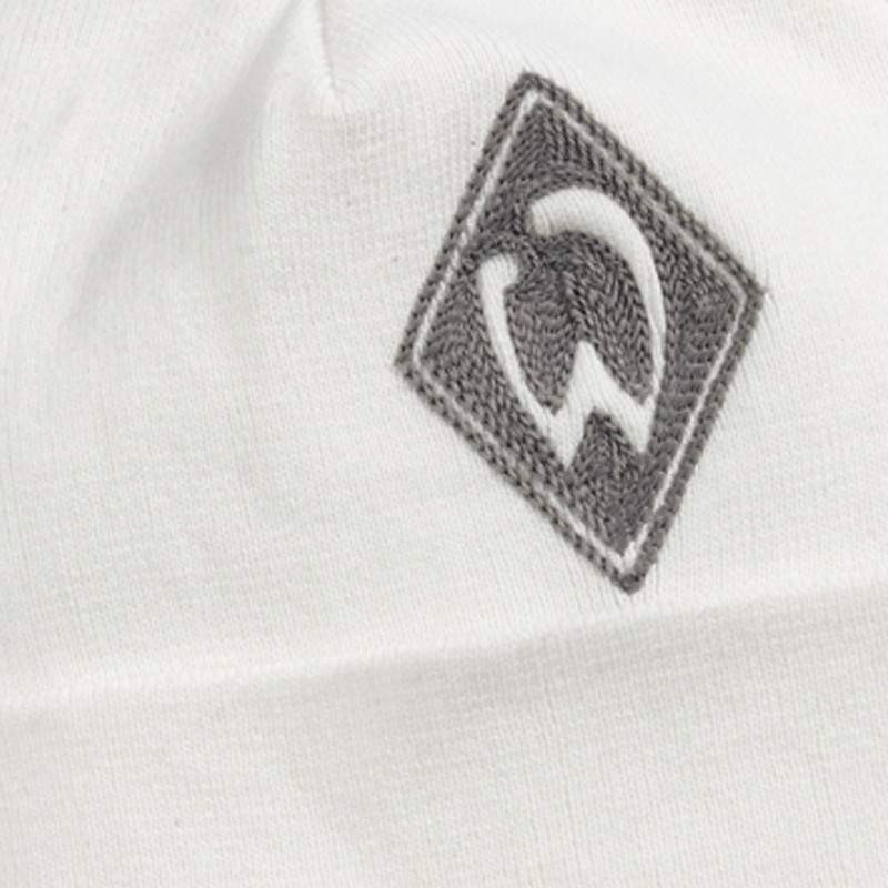 Werder Bremen Organic Cotton Beanie — Grey Romb