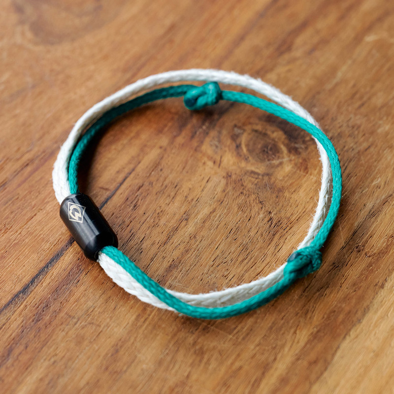 Armband Bracenet grün-weiß