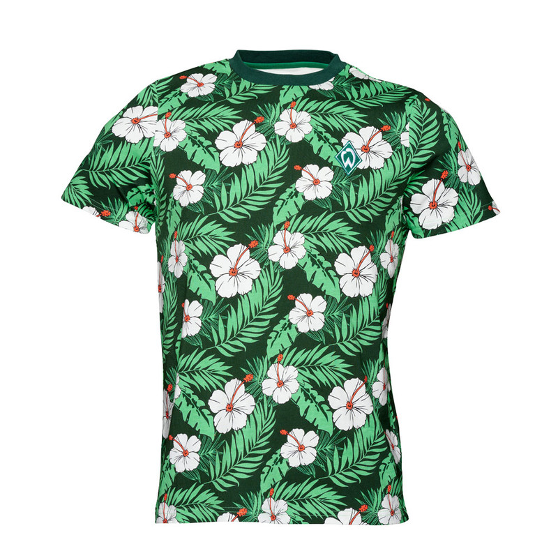 Werder Bremen T-Shirt Raute Hawaii — 100% Organic Cotton