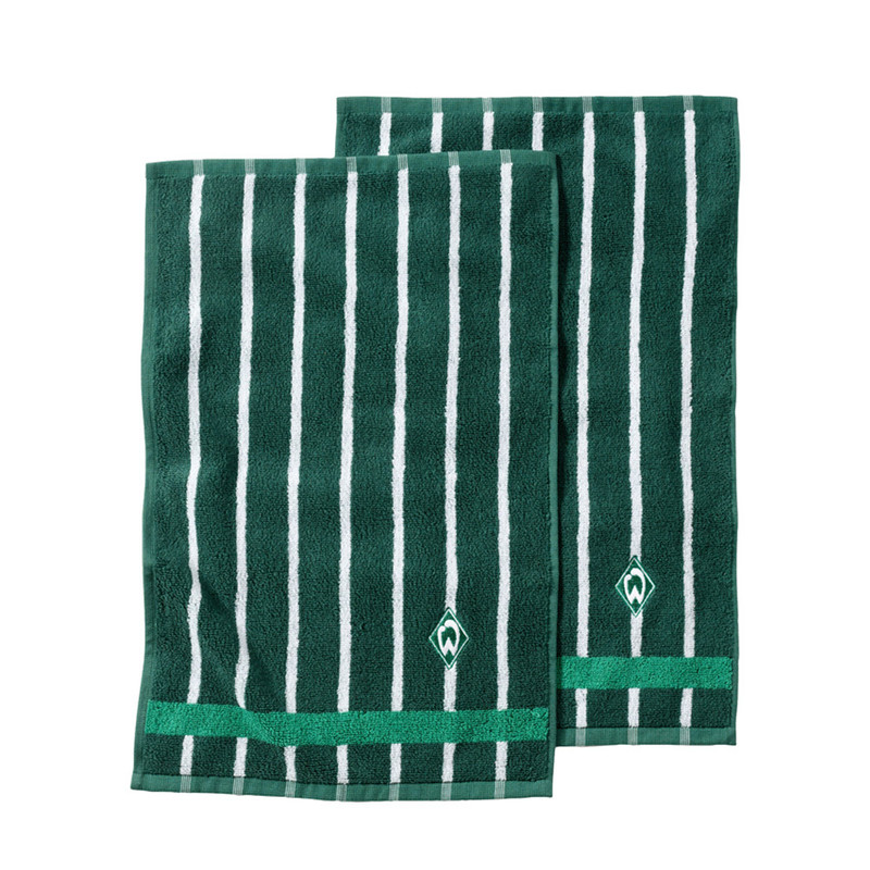 GOTS Gästetuch 2er-Set Streifen