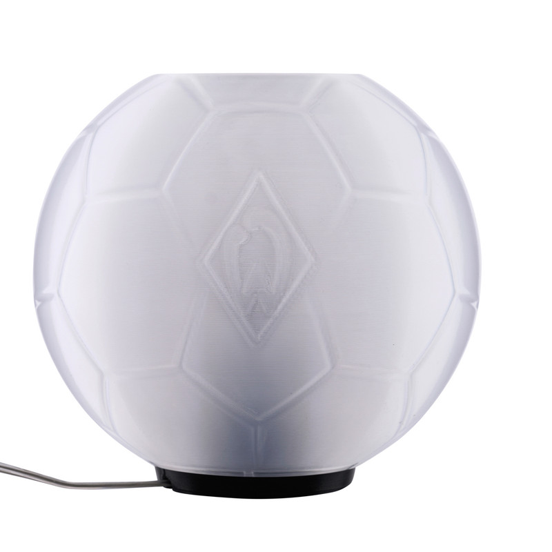 Werder Bremen Rombus Table Lamp — 3D Printed Recycled Polycarbonate