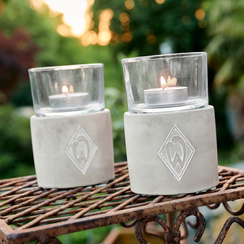 Windlicht Raute 2er-Set